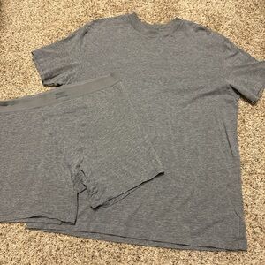 SKIMS Gray Pajama Set